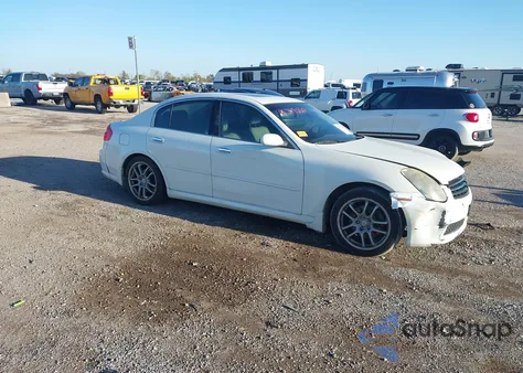 2006 Infiniti G35 from USA, damaged, VIN JNKCV51E26M503843